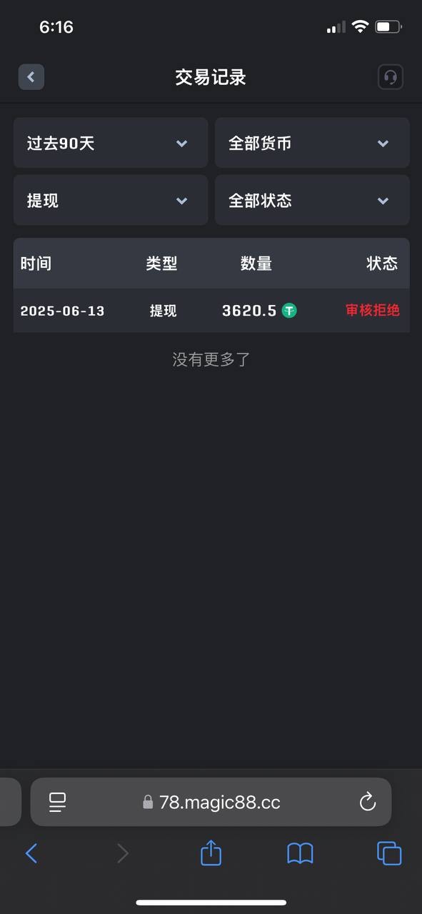 magic88平台参加活动打22倍水,提款失败。